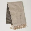 Écharpes*TWINSET Milano Étole En Drap Avec Franges Beige Foncé