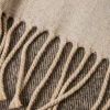 Écharpes*TWINSET Milano Étole En Drap Avec Franges Beige Foncé