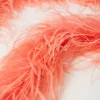 Écharpes*TWINSET Milano Étole MYFO Avec Plumes Corail Fluo