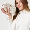 Autres Accessoires*TWINSET Milano Trousse De Toilette Avec Oval T OVAL T Fleur et Twinset/Ivoire