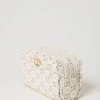 Autres Accessoires*TWINSET Milano Trousse De Toilette Avec Oval T OVAL T Fleur et Twinset/Ivoire