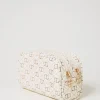 Autres Accessoires*TWINSET Milano Trousse De Toilette Avec Oval T OVAL T Fleur et Twinset/Ivoire