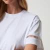 tshirt_regular_avec_logo__4.webp T-Shirts Et Tops*TWINSET Milano T-shirt Regular Avec Logo Brodé Blanc
